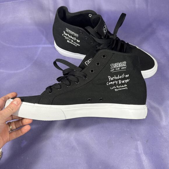 DC SHOES x Bob's Burgers LIMITED Manual Hi - High-Tops Size 12 B2 - Picture 4 of 10